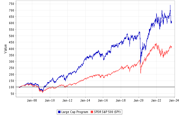Performance: Large Cap Stock Portfolio